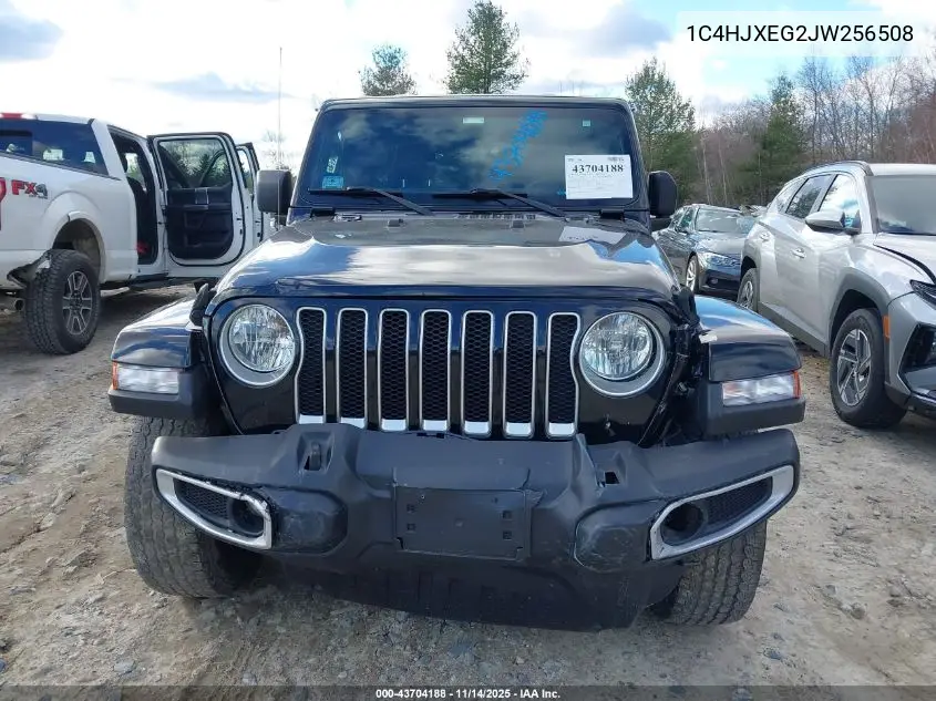 1C4HJXEG2JW256508 2018 Jeep Wrangler Unlimited Sahara 4X4