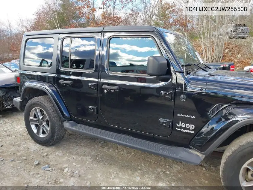 1C4HJXEG2JW256508 2018 Jeep Wrangler Unlimited Sahara 4X4