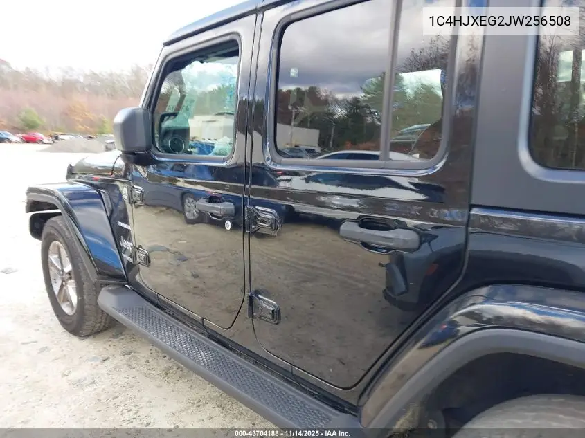 1C4HJXEG2JW256508 2018 Jeep Wrangler Unlimited Sahara 4X4
