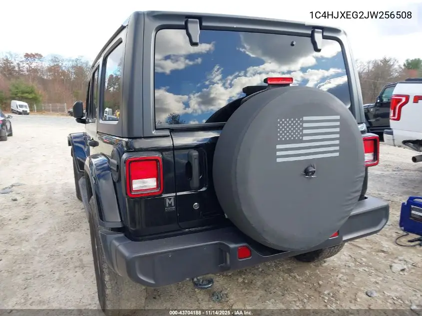 1C4HJXEG2JW256508 2018 Jeep Wrangler Unlimited Sahara 4X4