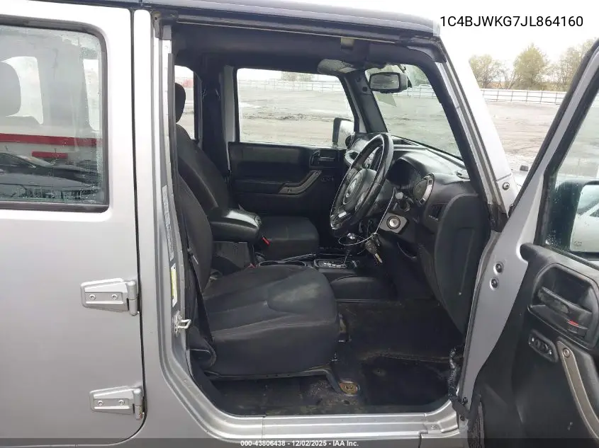 1C4BJWKG7JL864160 2018 Jeep Wrangler Jk Unlimited Sport Rhd 4X4
