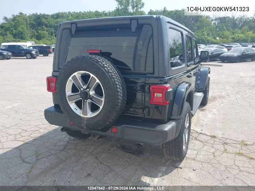 1C4HJXEG0KW541323 2019 Jeep Wrangler Unlimited Sahara