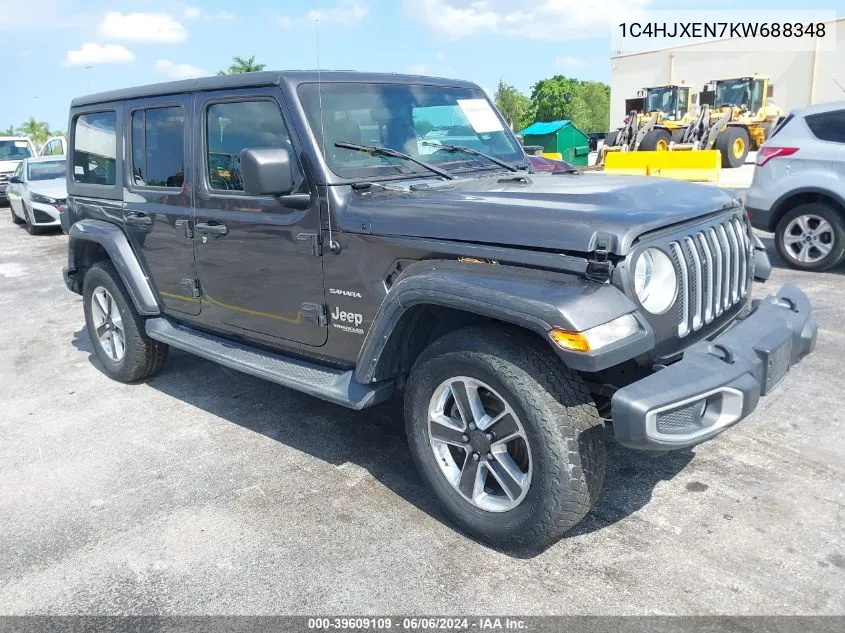 1C4HJXEN7KW688348 2019 Jeep Wrangler Unlimited Sahara 4X4