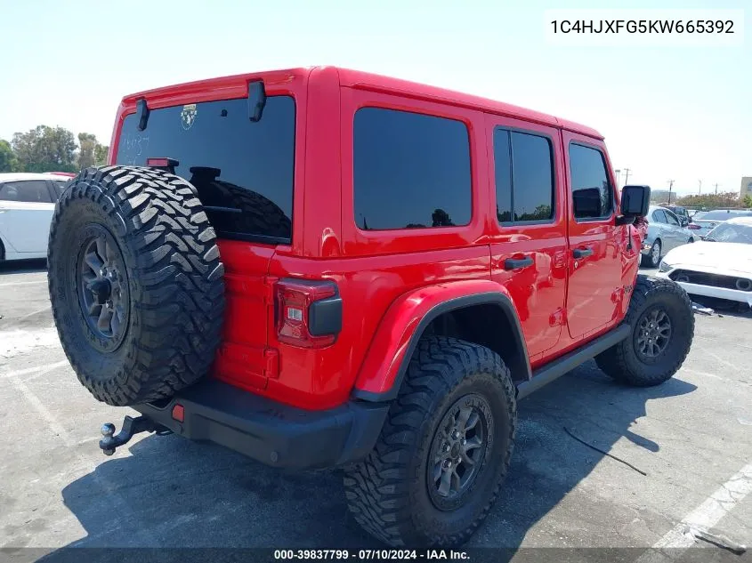 1C4HJXFG5KW665392 2019 Jeep Wrangler Unlimited Rubicon 4X4