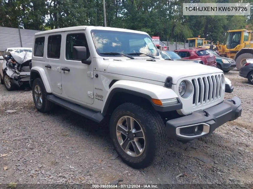 2019 Jeep Wrangler Unlimited Sahara 4X4 VIN: 1C4HJXEN1KW679726 Lot: 39859584