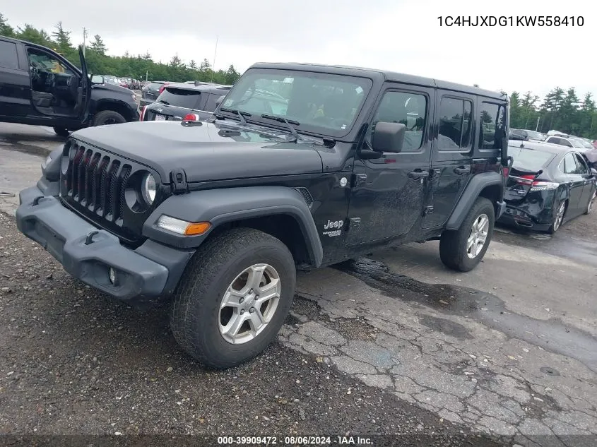 2019 Jeep Wrangler Unlimited Sport S 4X4 VIN: 1C4HJXDG1KW558410 Lot: 39909472