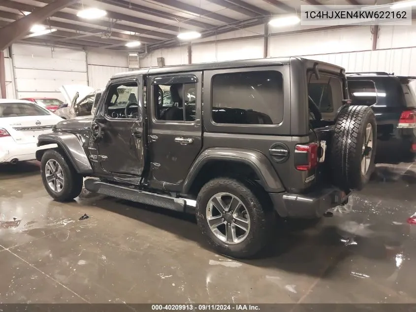 1C4HJXEN4KW622162 2019 Jeep Wrangler Unlimited Sahara 4X4