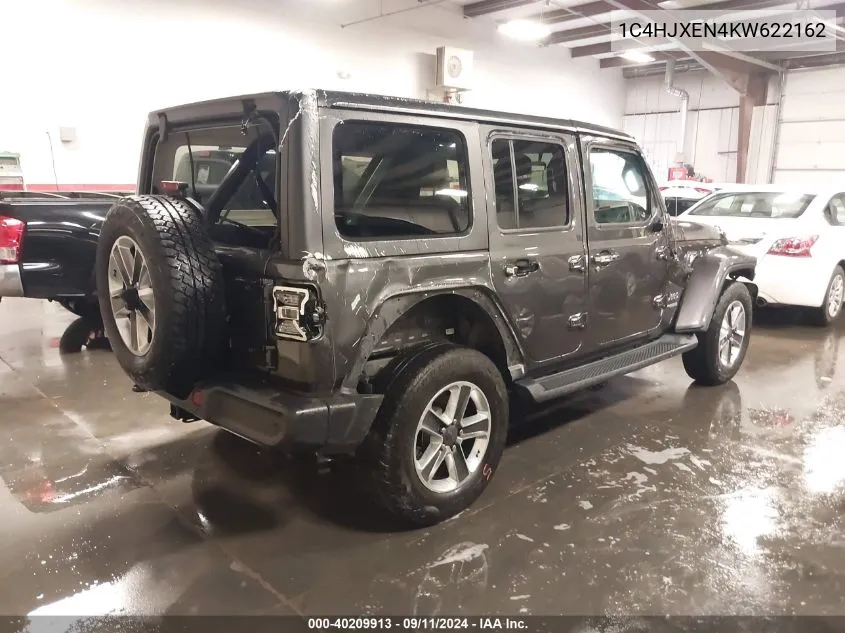 1C4HJXEN4KW622162 2019 Jeep Wrangler Unlimited Sahara 4X4