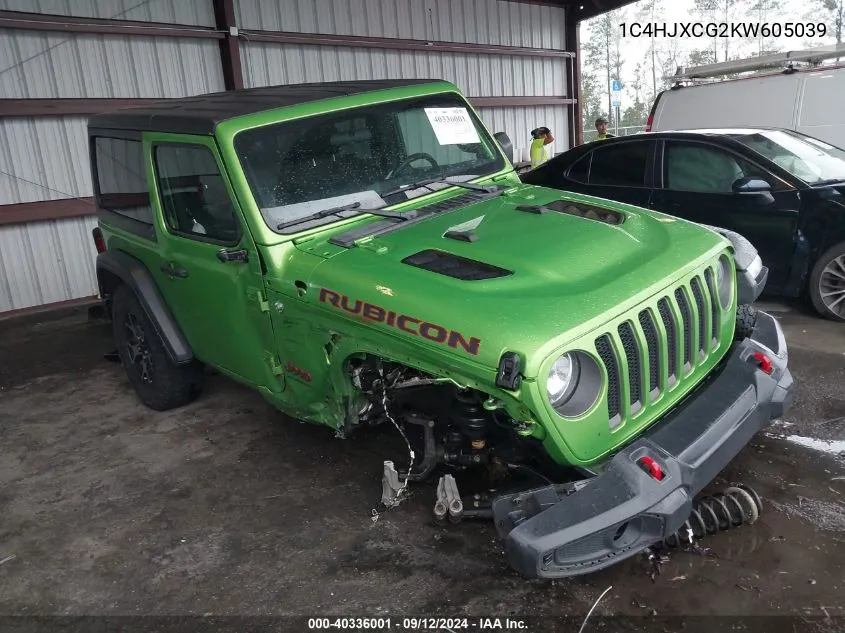 1C4HJXCG2KW605039 2019 Jeep Wrangler Rubicon 4X4