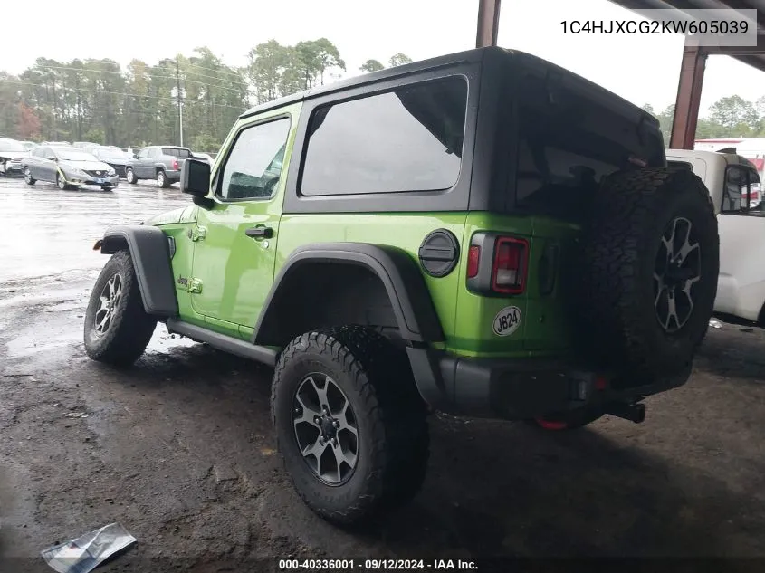 1C4HJXCG2KW605039 2019 Jeep Wrangler Rubicon 4X4