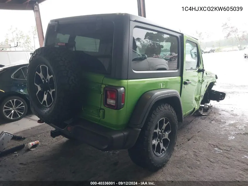 1C4HJXCG2KW605039 2019 Jeep Wrangler Rubicon 4X4