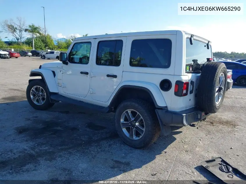 1C4HJXEG6KW665290 2019 Jeep Wrangler Unlimited Sahara 4X4