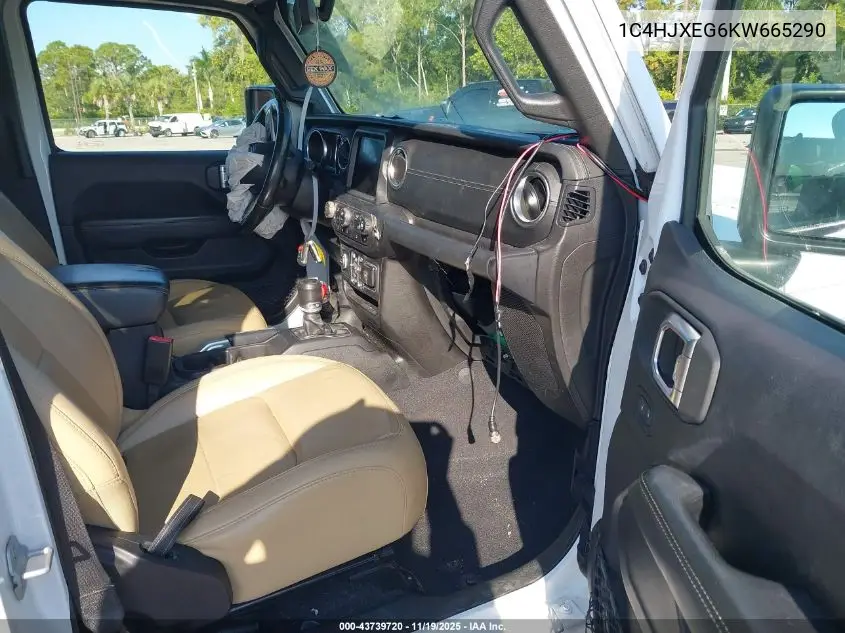 1C4HJXEG6KW665290 2019 Jeep Wrangler Unlimited Sahara 4X4
