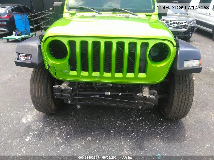 1C4HJXDG9LW147063 2020 Jeep Wrangler Unlimited Sport 4X4