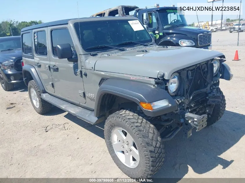 2020 Jeep Wrangler Unlimited Sport S 4X4 VIN: 1C4HJXDN6LW223854 Lot: 39798605