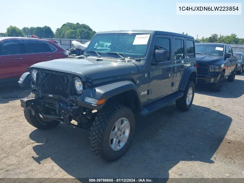 2020 Jeep Wrangler Unlimited Sport S 4X4 VIN: 1C4HJXDN6LW223854 Lot: 39798605