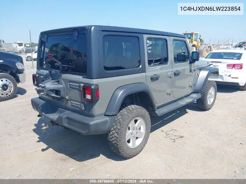 2020 Jeep Wrangler Unlimited Sport S 4X4 VIN: 1C4HJXDN6LW223854 Lot: 39798605