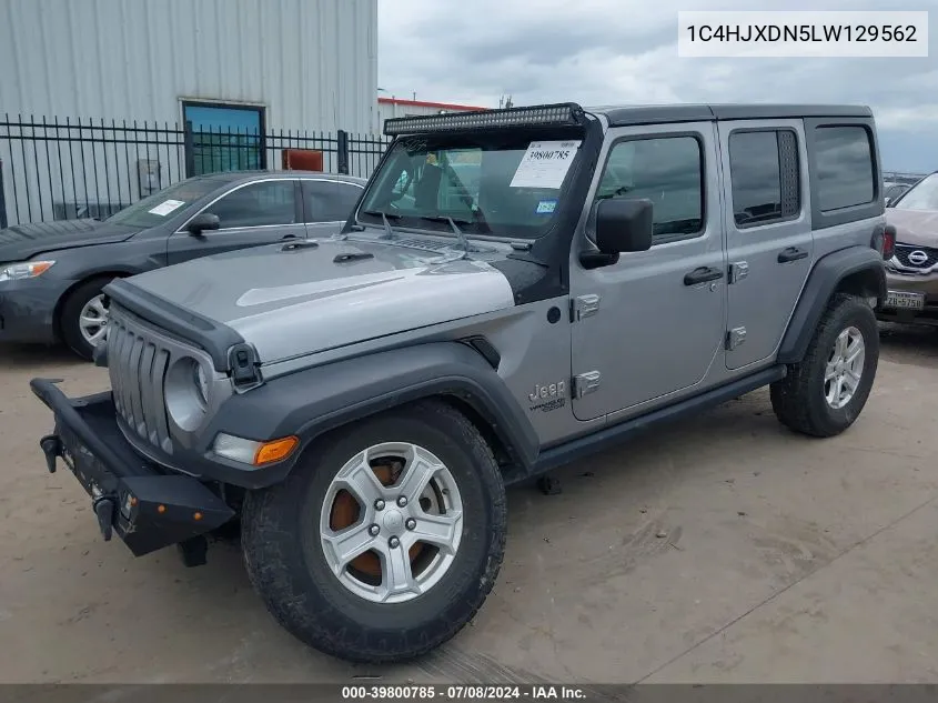 2020 Jeep Wrangler Unlimited Sport S 4X4 VIN: 1C4HJXDN5LW129562 Lot: 39800785