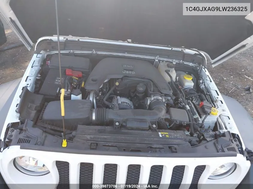 2020 Jeep Wrangler Sport S 4X4 VIN: 1C4GJXAG9LW236325 Lot: 39873706