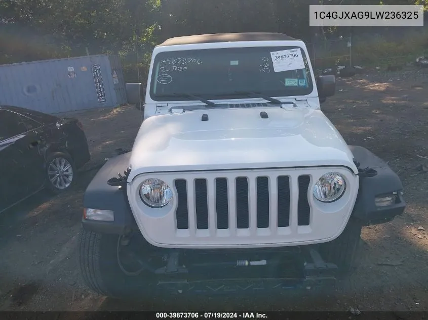 2020 Jeep Wrangler Sport S 4X4 VIN: 1C4GJXAG9LW236325 Lot: 39873706