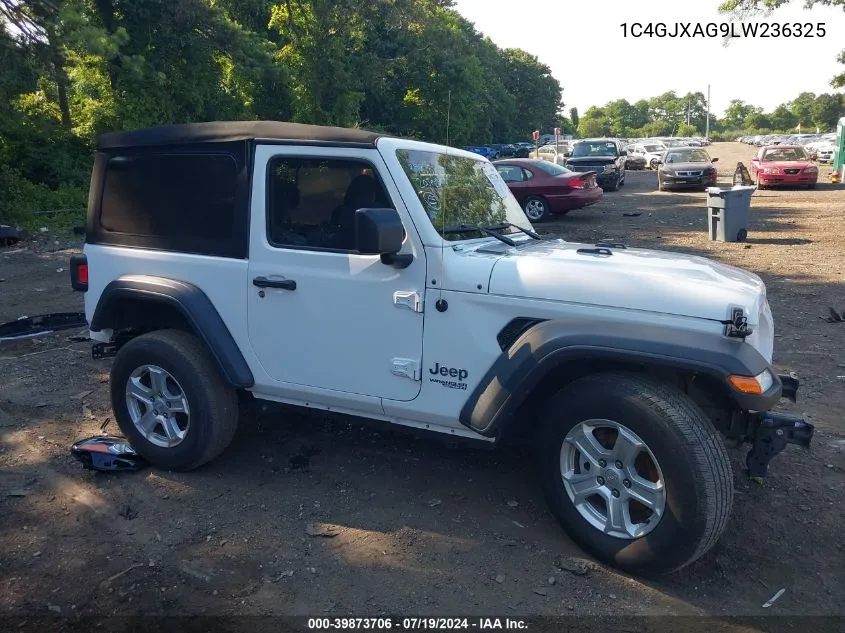 2020 Jeep Wrangler Sport S 4X4 VIN: 1C4GJXAG9LW236325 Lot: 39873706