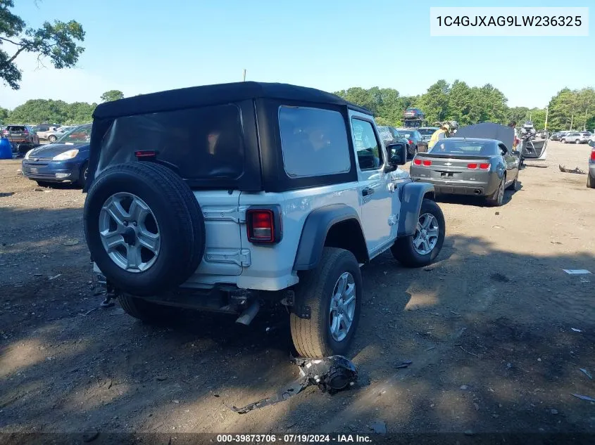 2020 Jeep Wrangler Sport S 4X4 VIN: 1C4GJXAG9LW236325 Lot: 39873706