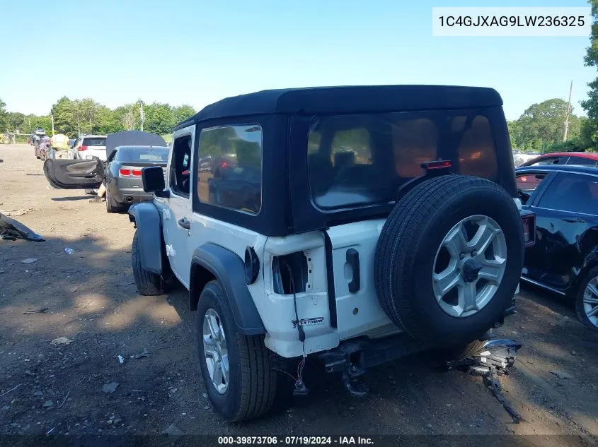 2020 Jeep Wrangler Sport S 4X4 VIN: 1C4GJXAG9LW236325 Lot: 39873706