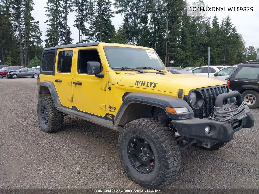 2020 Jeep Wrangler Unlimited Willys 4X4 VIN: 1C4HJXDNXLW159379 Lot: 39945127