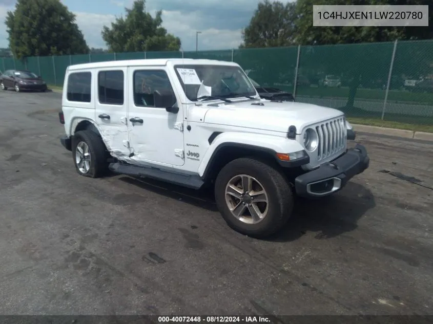 1C4HJXEN1LW220780 2020 Jeep Wrangler