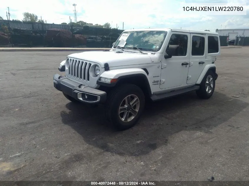 1C4HJXEN1LW220780 2020 Jeep Wrangler