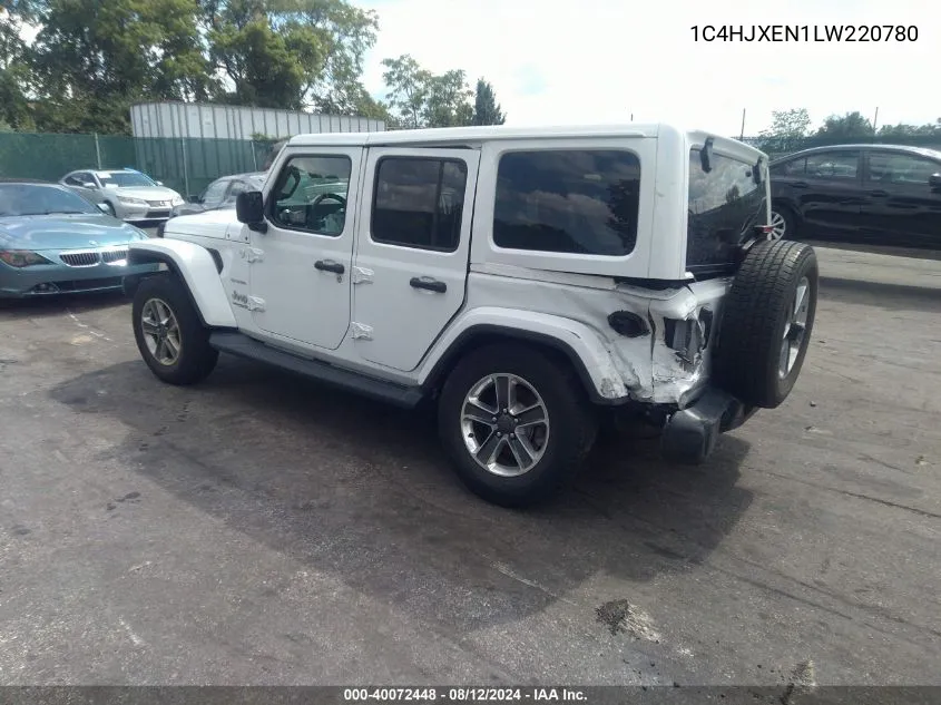 1C4HJXEN1LW220780 2020 Jeep Wrangler