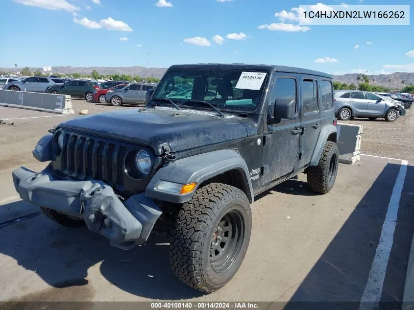 1C4HJXDN2LW166262 2020 Jeep Wrangler Unlimited Sport S 4X4