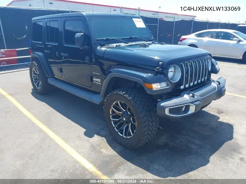 1C4HJXENXLW133069 2020 Jeep Wrangler Unlimited Sahara 4X4