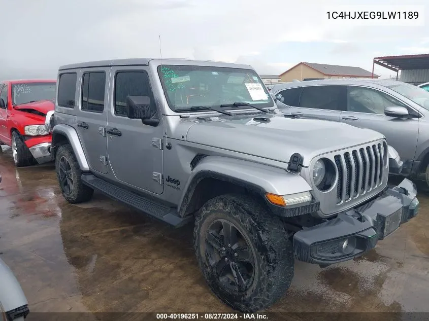 2020 Jeep Wrangler Unlimited Sahara Altitude 4X4 VIN: 1C4HJXEG9LW118967 Lot: 40196251