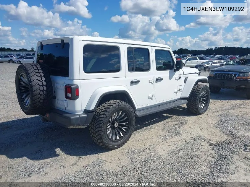 1C4HJXEN3LW109292 2020 Jeep Wrangler Unlimited Sahara