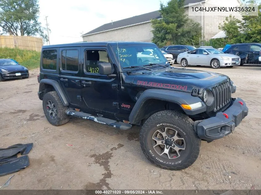 2020 Jeep Wrangler Unlimited Rubicon VIN: 1C4HJXFN9LW336324 Lot: 40271020