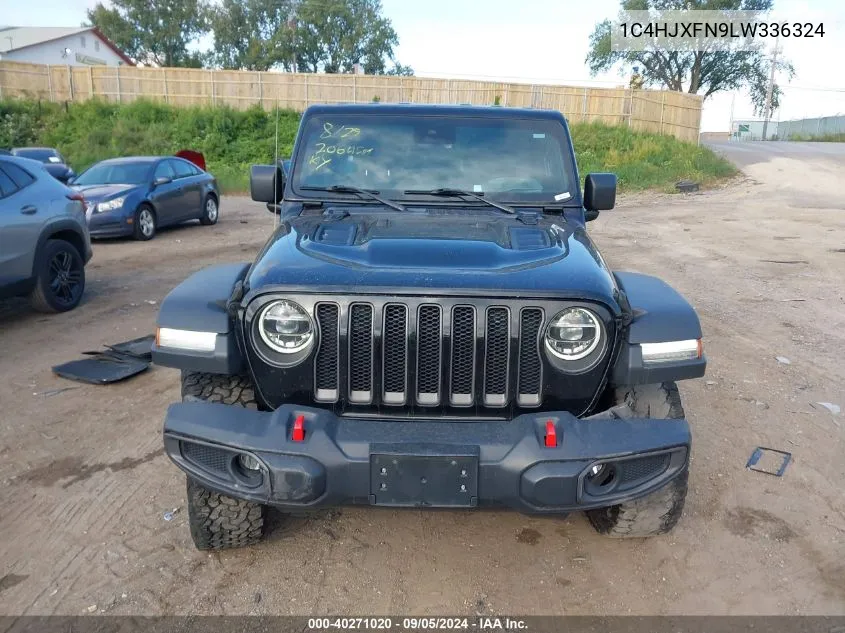 2020 Jeep Wrangler Unlimited Rubicon VIN: 1C4HJXFN9LW336324 Lot: 40271020