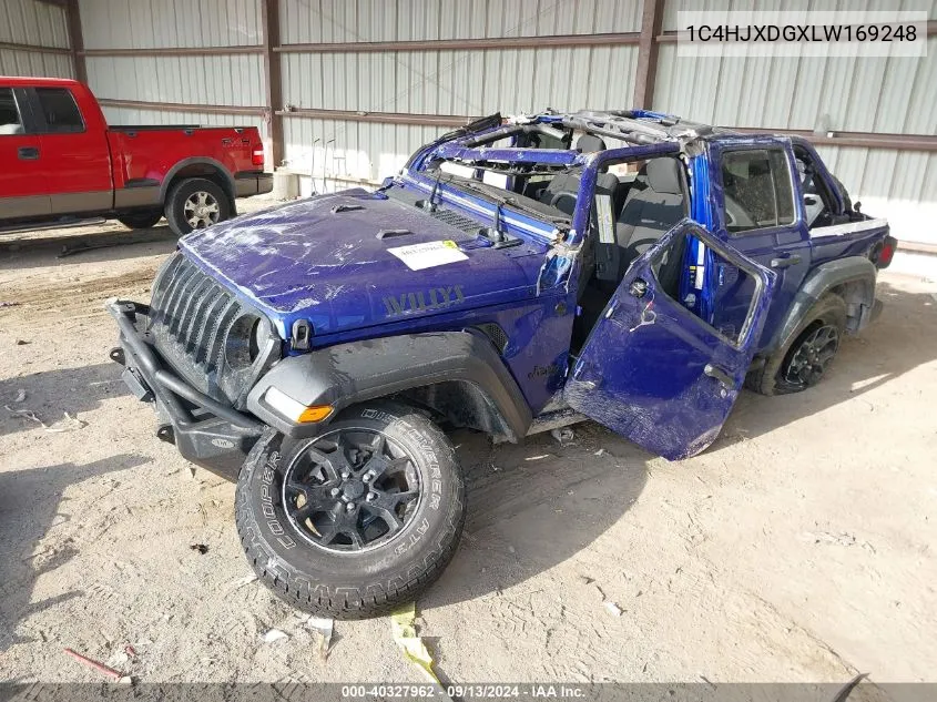 1C4HJXDGXLW169248 2020 Jeep Wrangler Unlimited Sport