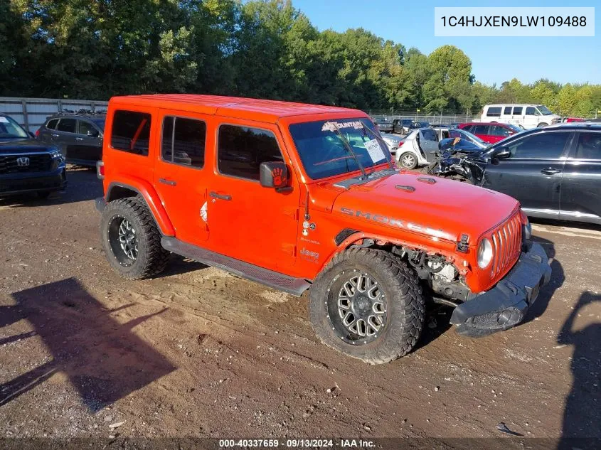 2020 Jeep Wrangler Unlimited Sahara VIN: 1C4HJXEN9LW109488 Lot: 40337659