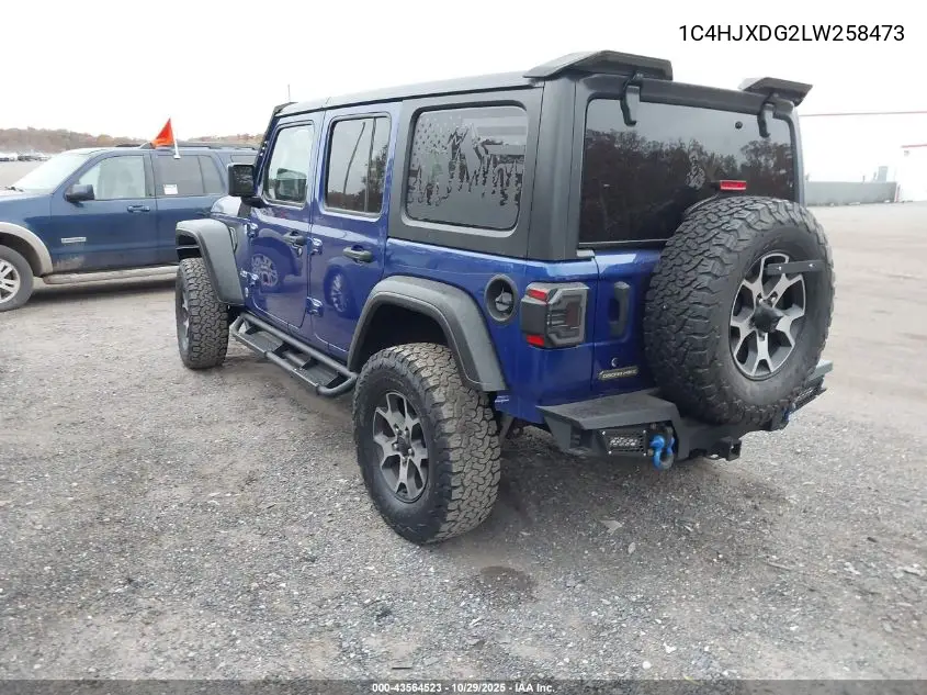 1C4HJXDG2LW258473 2020 Jeep Wrangler Unlimited Freedom 4X4