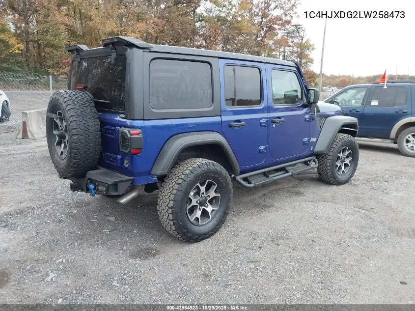 1C4HJXDG2LW258473 2020 Jeep Wrangler Unlimited Freedom 4X4