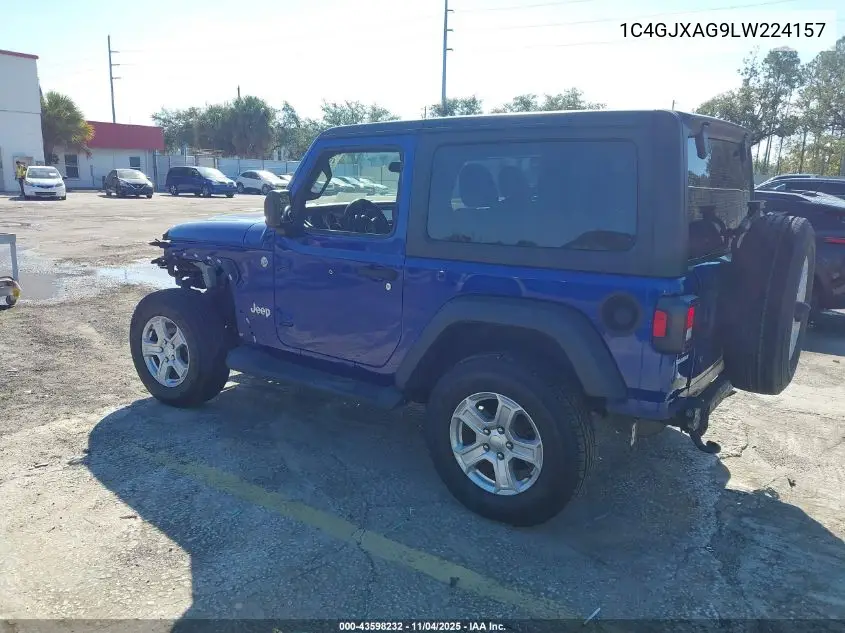 1C4GJXAG9LW224157 2020 Jeep Wrangler Sport S 4X4
