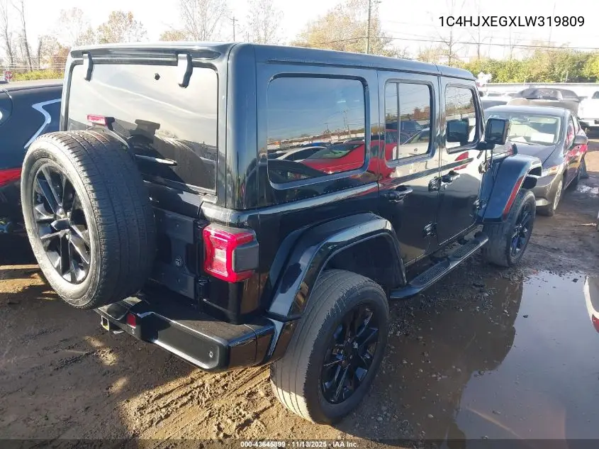 1C4HJXEGXLW319809 2020 Jeep Wrangler Unlimited High Altitude 4X4
