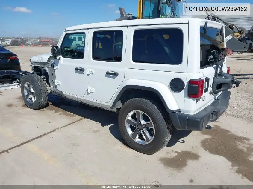 1C4HJXEG0LW289462 2020 Jeep Wrangler Unlimited Sahara 4X4