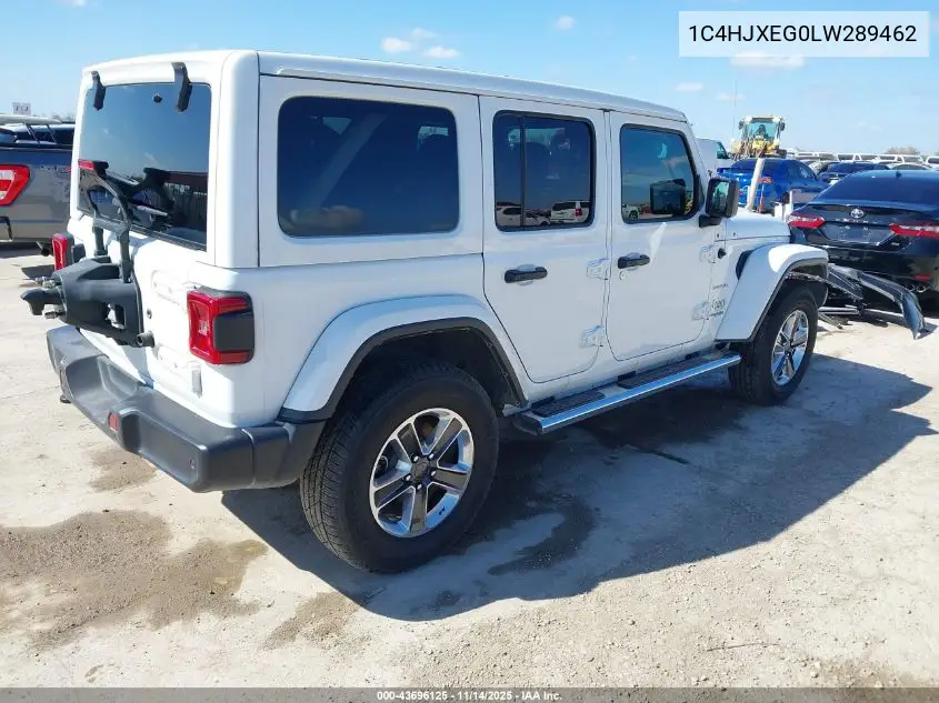 1C4HJXEG0LW289462 2020 Jeep Wrangler Unlimited Sahara 4X4