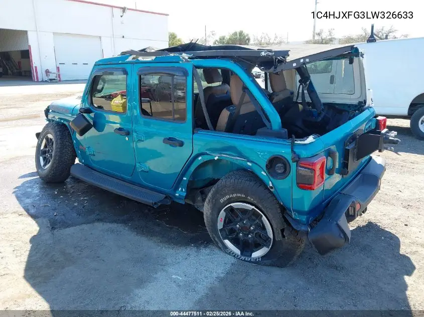 1C4HJXFG3LW326633 2020 Jeep Wrangler Unlimited Rubicon 4X4