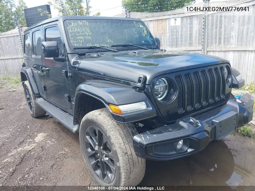 1C4HJXEG2MW776941 2021 Jeep Wrangler Unlimited Sahara