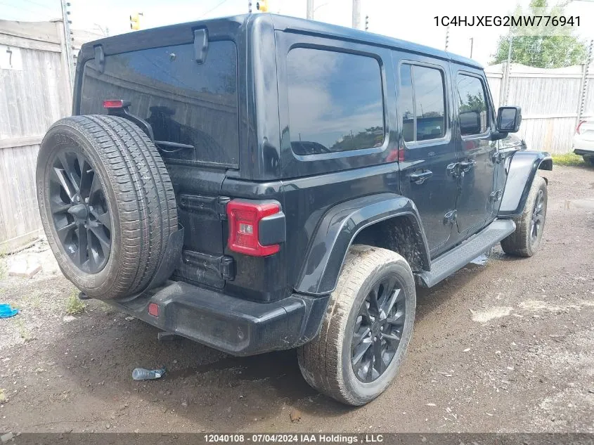 1C4HJXEG2MW776941 2021 Jeep Wrangler Unlimited Sahara