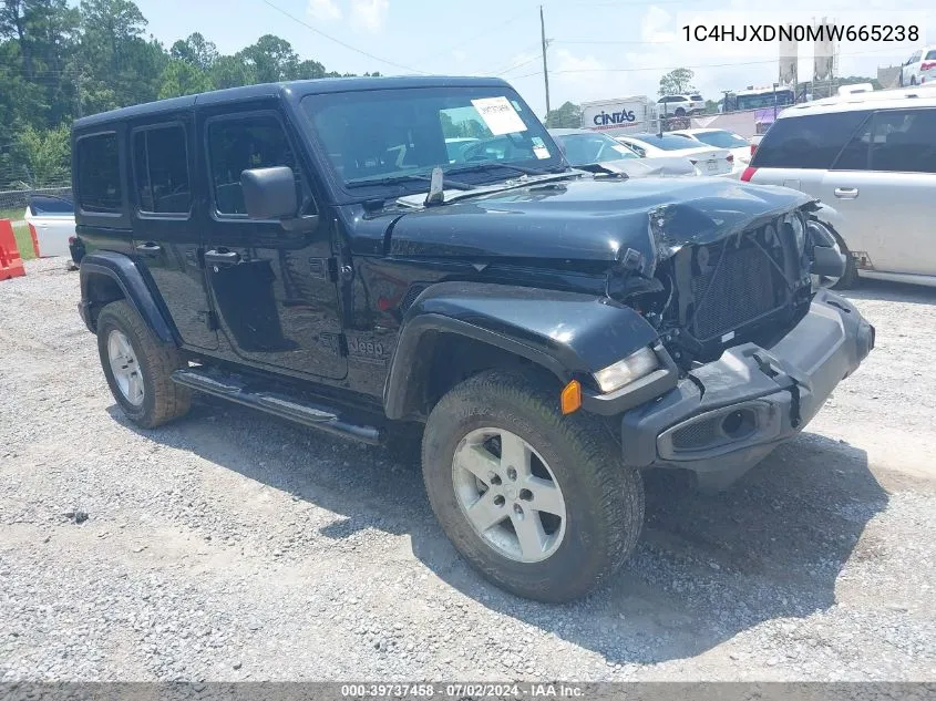 2021 Jeep Wrangler Unlimited 80Th Anniversary 4X4 VIN: 1C4HJXDN0MW665238 Lot: 39737458