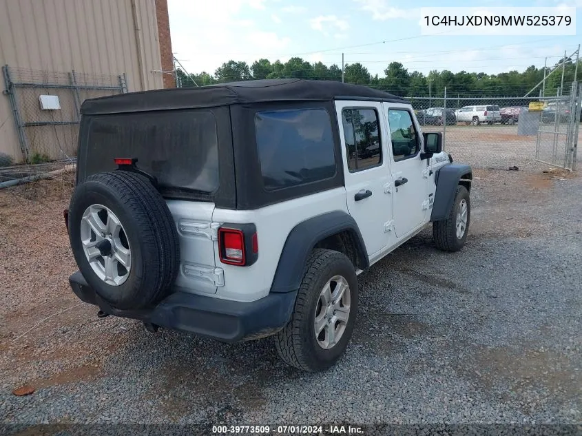 2021 Jeep Wrangler Unlimited Sport S 4X4 VIN: 1C4HJXDN9MW525379 Lot: 39773509